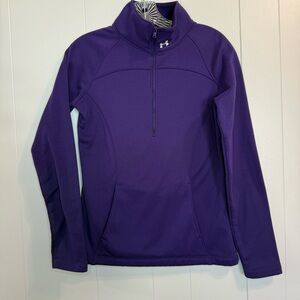 Under Armour Deep Purple quarter zip women’s size extra small Pullover